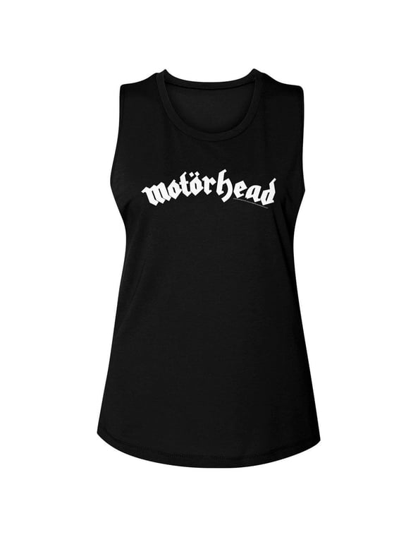 Motorhead Light Logo Black Women's Muscle Tank Top T-Shirt