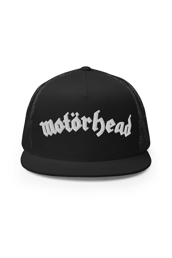 Motorhead - Logo Flat Brim Trucker Hat
