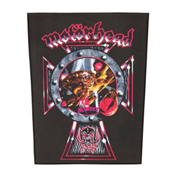 Motorhead Bomber Band Logo Back Patch