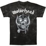 Motorhead Men's Flat Warpig Tie Dye T-shirt Medium Gray