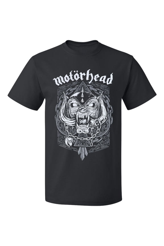 Motorhead Men's Sketch Logo T-Shirt Large | Officially Licensed