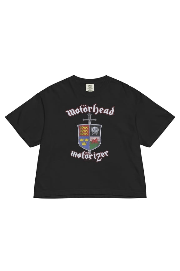 Motorhead Motorizer Mineral Wash Womens Crop Top