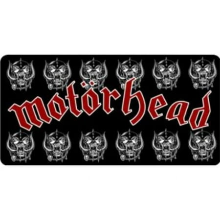 Motorhead Multi Logo Photo License Plate