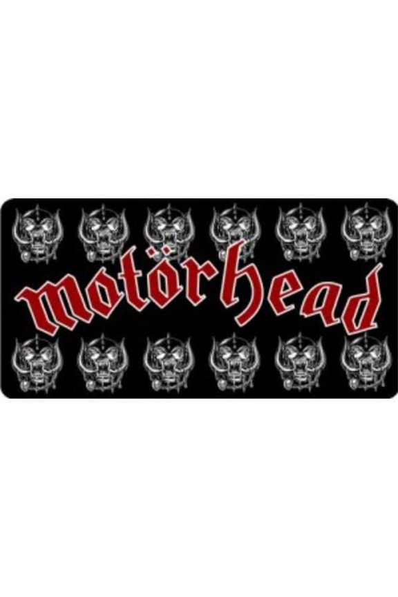 Motorhead Multi Logo Photo License Plate