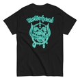 thumbnail image 1 of Motorhead - Neon Teal Warpig T-Shirt, 1 of 7