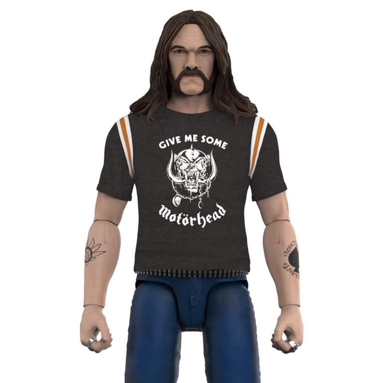 Super7 Motorhead Lemmy Kilmister Reaction Figure (Version 2) - 3.75" Collectible Music Toy