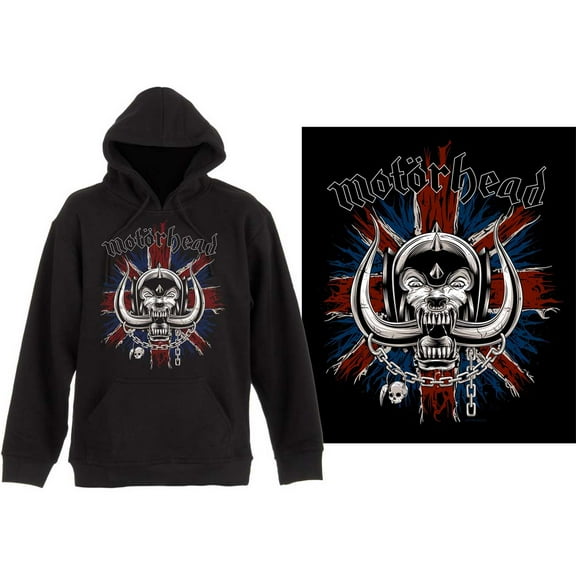 Motorhead Unisex Pullover Hoodie Sweatshirt British Warpig (Small)