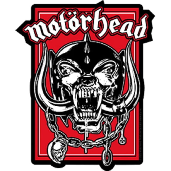Motorhead Warpig in Red Sticker - Orignal Artwork Vinyl - Decal STICKER - 4.13" x 5"