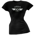 thumbnail image 1 of Motorhead Women's Juniors Winged Spade Short Sleeve T Shirt, 1 of 1