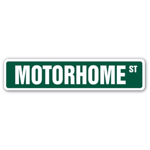 Motorhome Aluminum Street Sign for RV Camper Vacation