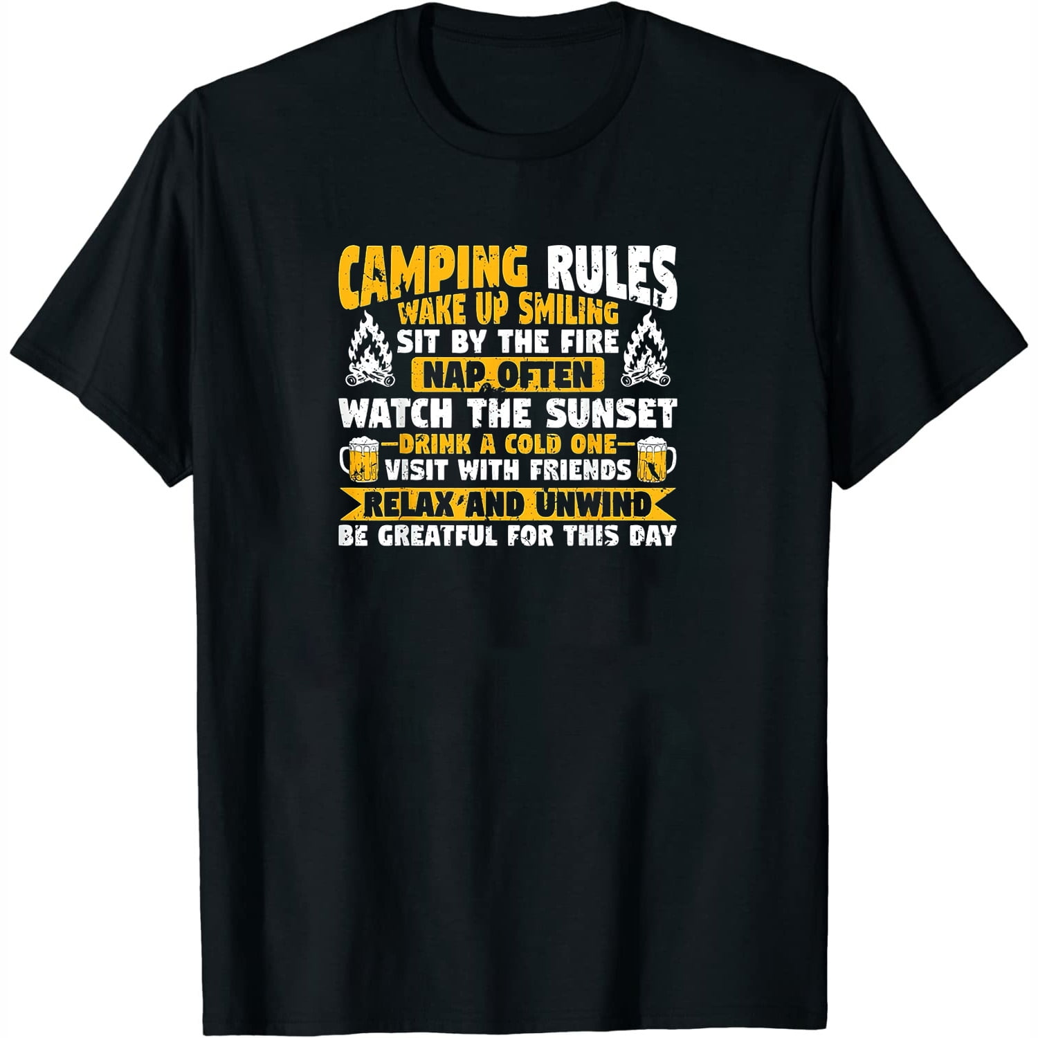 Targa Decorativa In Legno "Motorhome Rules" Con Cordino | Regole Divertenti Per Camper | Regalo Per Appassionati Di Van E Camper