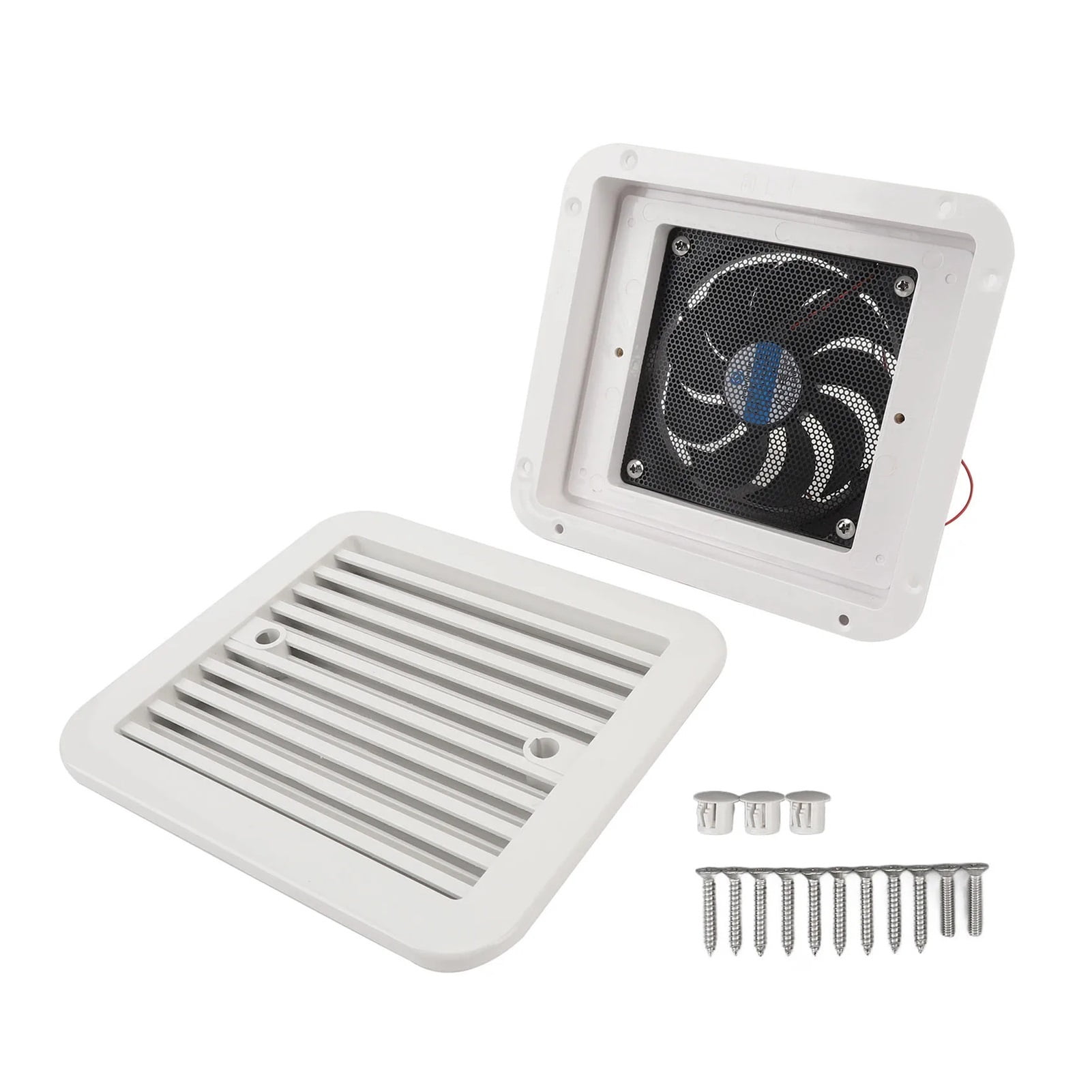Motorhome RV Accessories Side Vent Fan Strong Wind Exhaust Fan for Camper Trailer Boat Bathroom