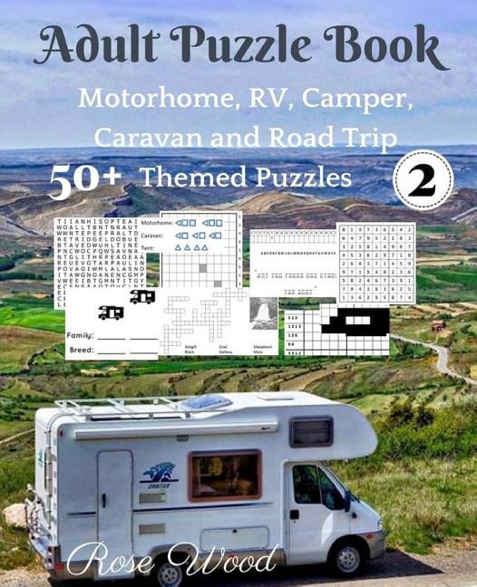 Shape Puzzle Rv Motorhome, Rv, Camper, Caravan and Road Trip Puzzles: Adult Puzzle Book ...