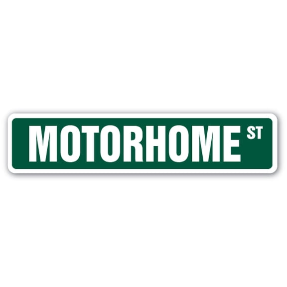 Motorhome Street [3 Pack] of Vinyl Decal Stickers |for Laptop Car