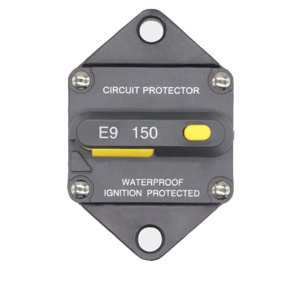 Motorhome Yacht Modification E9 Circuit Breaker Manual Reset with Emergency Cut-Off Switch Embedded Installation 150A