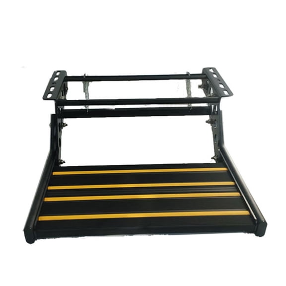 Motorhome steps, foldable step, aluminum alloy caravan step, manual motorhome steps for motorhome, travel trailer, 150 kg load capacity