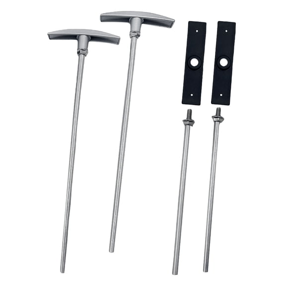 Motorhomes Waste Valves Handle Replacement Set 6Inch And 9Inch Extensions For Convenient Sewer Hose Management