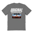 thumbnail image 1 of Motoring Original & Unrestored 1966 Graphic Charcoal Men's Cotton T-Shirt, 1 of 1