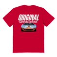 thumbnail image 1 of Motoring Original & Unrestored 1966 Graphic Red Men's Cotton T-Shirt, 1 of 1