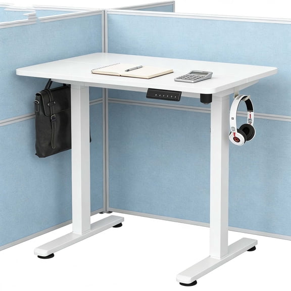 Motorized Adjustable Stand-Up Desk | Sit-to-Stand Smart Electric Desk for Home Office | Multi-Purpose Standing Table for Office & Study Room
