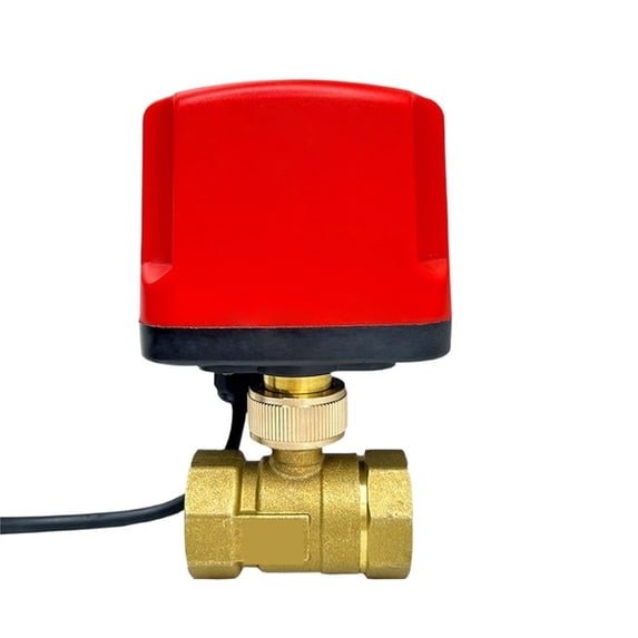 Motorized Ball Valve 1/2" 3/4" 1" 2" Waterproof Brass Electric Ball Valve Three Wire Or Two Line Brass Ball Valve