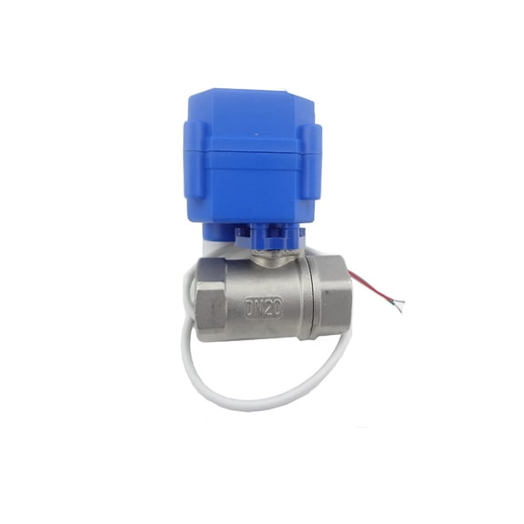 Motorized Ball Valve G3/4" DN20 (reduce Port) 2 Way 12VDC CR04,Stainless Steel, Electrical Valve ,Easy to Use
