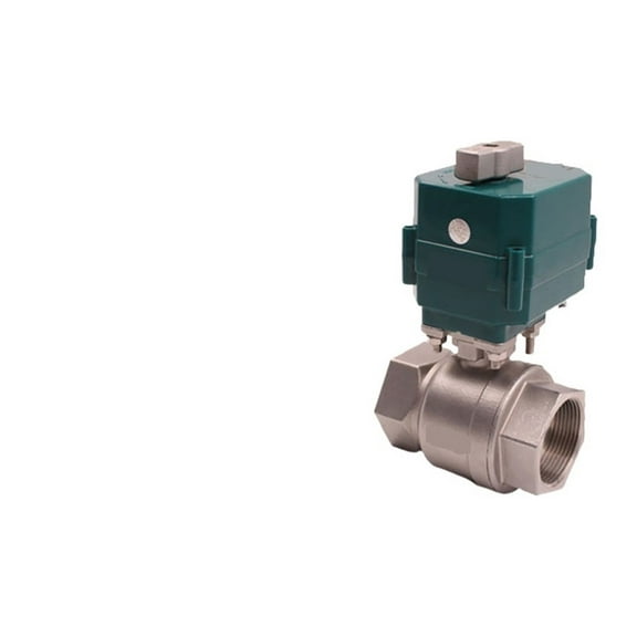 Motorized Ball Valve Stainless Steel Full Bore High Torque Ball Valve 2/3 Wire Electric Actuator With Manual Switch ,Easy to Install