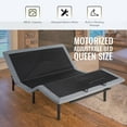 thumbnail image 1 of Motorized Bed Frame for Queen Size Mattress w Remote, USB Ports, & Massage, 1 of 12