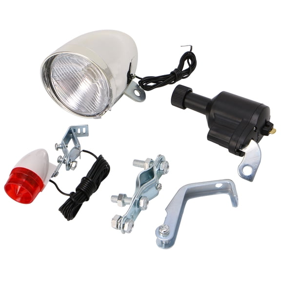 Motorized Bike Friction Generator for Head Tail Light Acessories