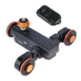 thumbnail image 1 of Motorized Camera Dolly with Wireless Remote, Adjustable Speed Mini Slider for DSLR, Mirrorless, Smartphones & Action Cameras, Curved & Straight Shooting, 3kg Load Capacity, 1 of 17