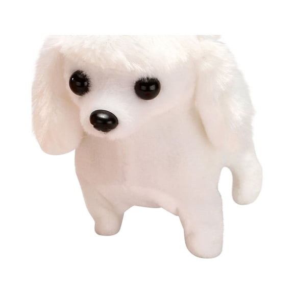 Motorized Canine Furry Skin Design Self Walking Mode Clear Vocal Output for Space Decoration Simulation Puppy
