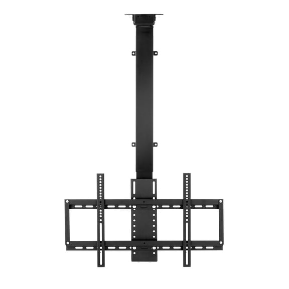 Motorized Ceiling TV Mount 32-55 Inch, Electric Adjustable TV Bracket, Remote Control, Max VESA 600x400, 120lbs Capacity, Drop Down Ceiling Mount
