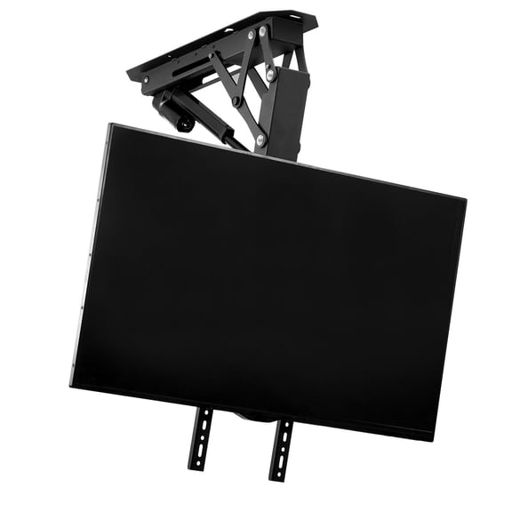 Motorized Drop Down Ceiling TV Mount for 32-65" TVs, 88 lbs Max, VESA 24x24