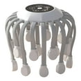 thumbnail image 1 of Motorized Head Massager with 20 Flexible 360° Rotating Nodes, 5 Vibration Modes and 15-Min Auto Shut-Off Timer Rechargeable Scalp Massager for Stress Relief, Relaxation at Home, Office Travel, 1 of 2