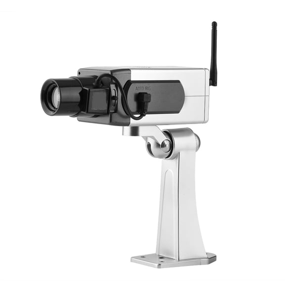 Motorized Pan Movement Bullet Dummy Camera for Security Simulation and Theft Deterrence 7.09 x 3.35 x 5.12 Inches / 18 x 8.5 x 13 cm Black