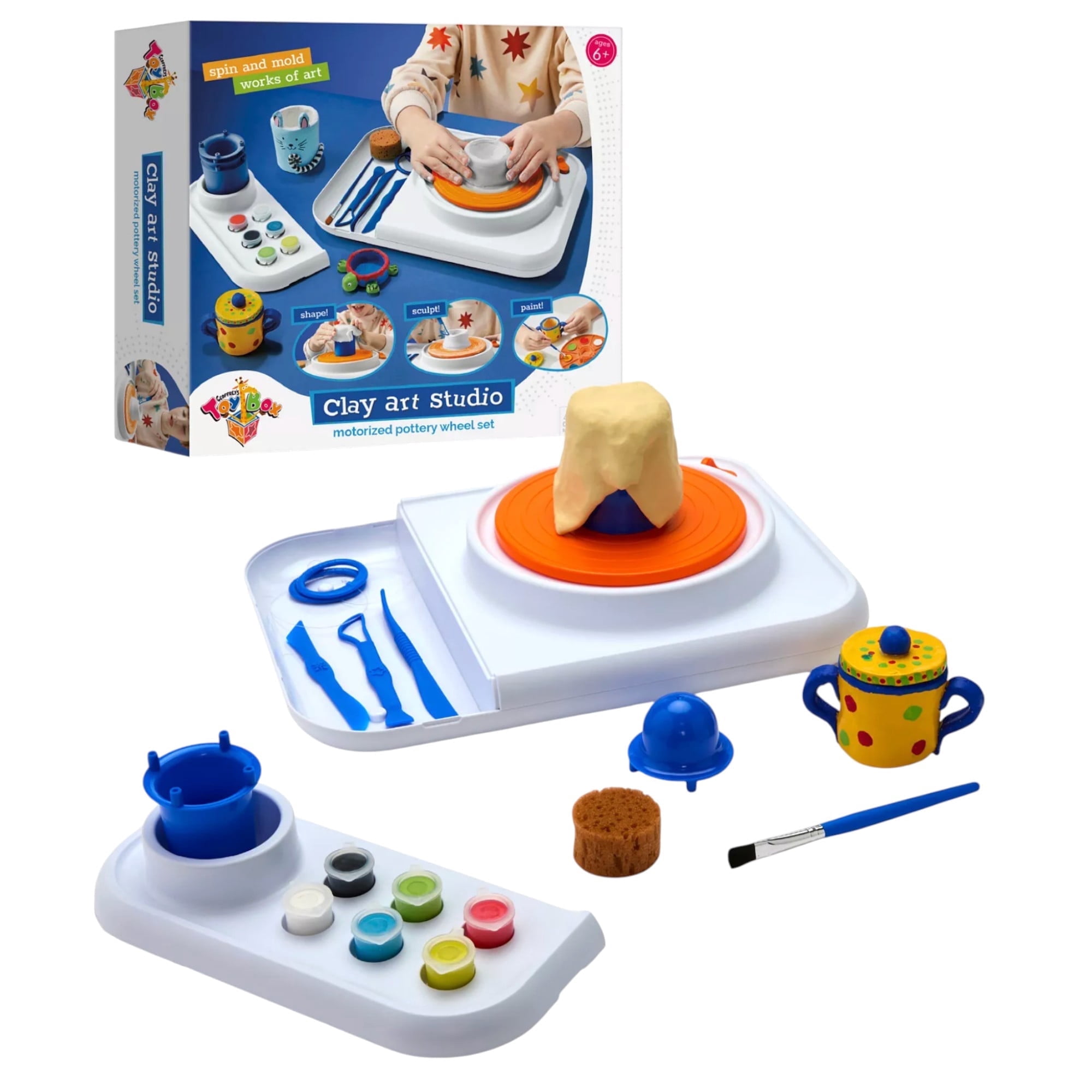 Motorized Pottery Wheel Clay Art Studio Set