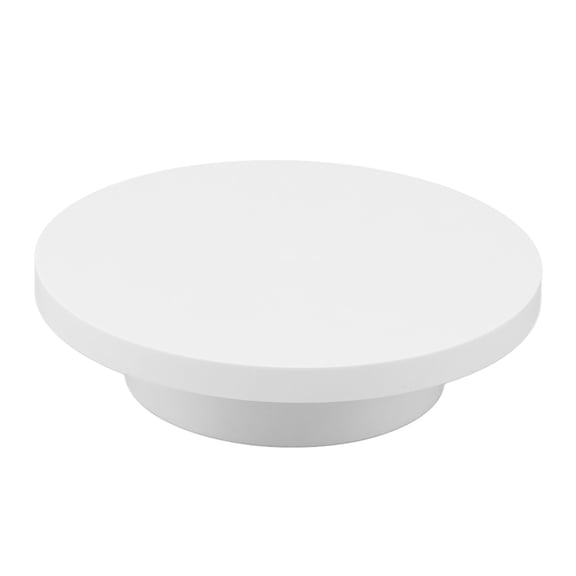 Motorized Rotating Display Stand Electric Turntable Showcase 7.9 in / 20 cm Automatic Platform Base 6.6 lbs / 3 kg Load White