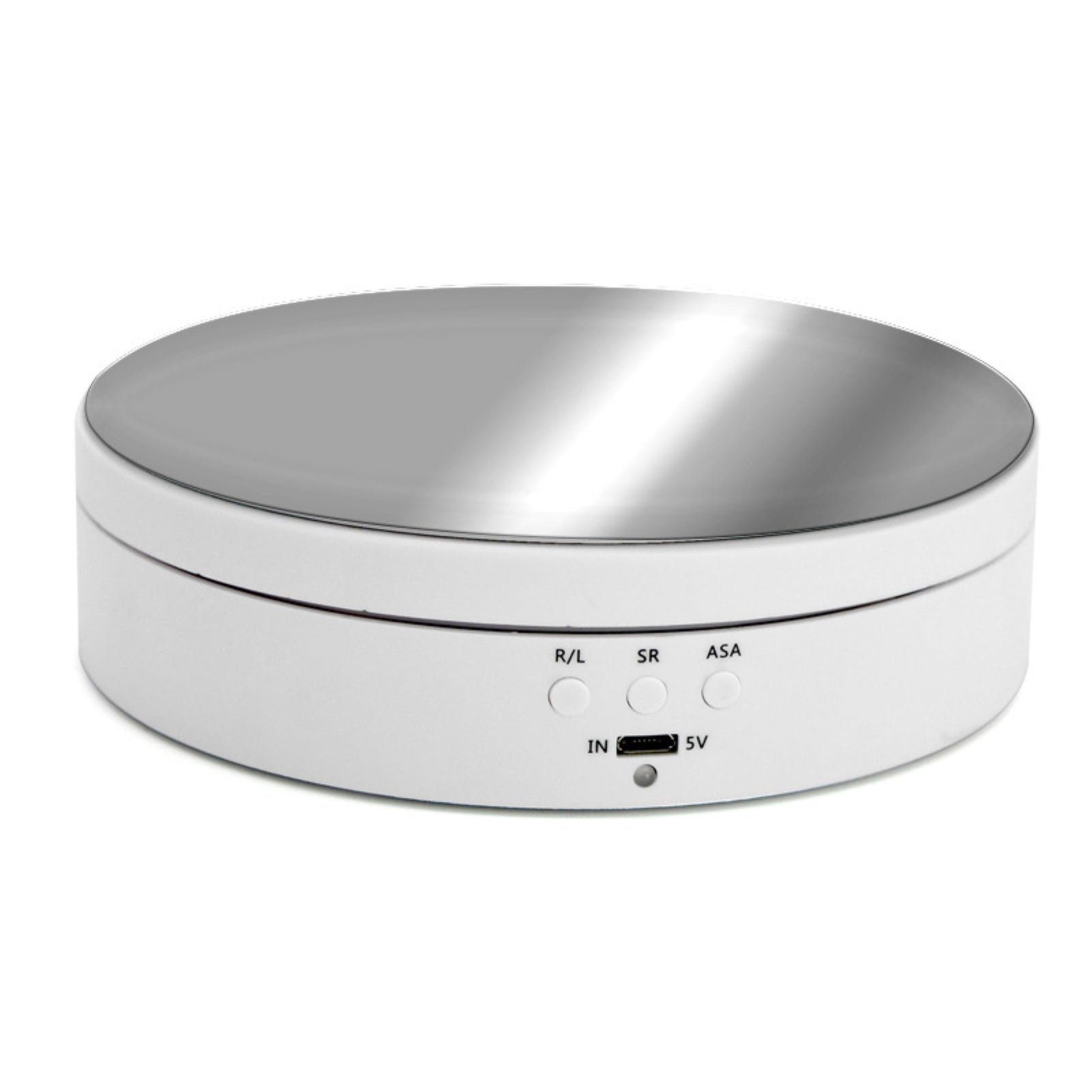 Revolving Turntable Motorized Rotating Display Stand,Electric Turntable, White Revolving ...
