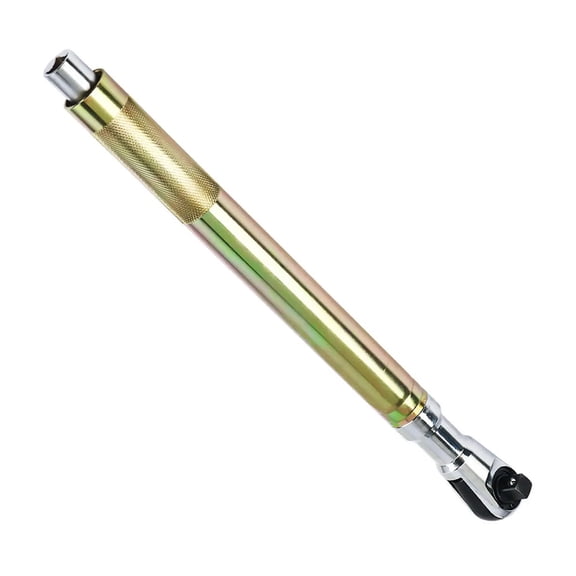Motorized Rotating Ratcheting Extended Wrench Hand Tool With Additional Grip For Simple Bolt Removal In Difficult locations