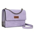 thumbnail image 1 of Wrangler Flap CrossBody Purse for Women Small Shoulder Bag with Chain Strap, Purple, 1 of 7