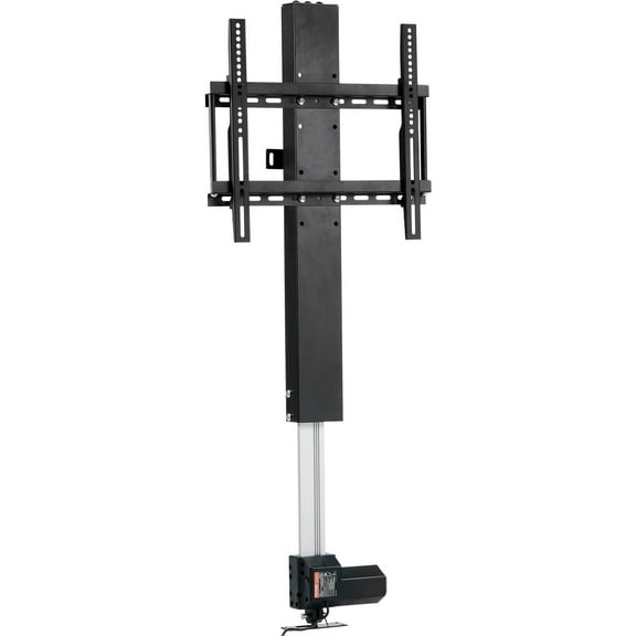 Height Adjustable Motorized TV Lift Mount, 28 Inches Stroke, Supports 50 Inch TV Max, 132 Lbs Capacity, Remote Controlled, Fits 38-65 Inch Range Sturdy TV Bracket