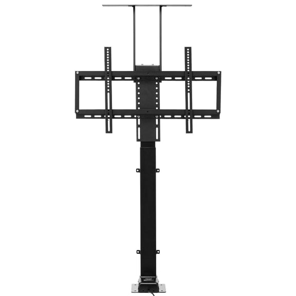 Motorized TV Lift Stand with Remote Control, Heavy-Duty Steel Electric TV Mount Bracket for 3270 Inch TVs, 120 lbs Max Load, Adjustable 39 in Lift Height, Compatible with Max VESA 24 x 16 in
