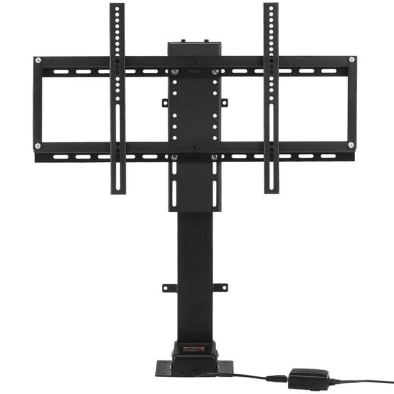 Motorized TV Lift, with swivel function, adjustable height, remote control, fits 32-70 inch TVs, 154 lbs weight capacity