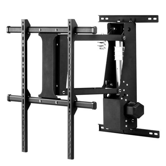Motorized TV Wall Mount 32-65 Inch, Electric Adjustable Ceiling Bracket, Remote Control, VESA 24x24in, 88lbs Capacity