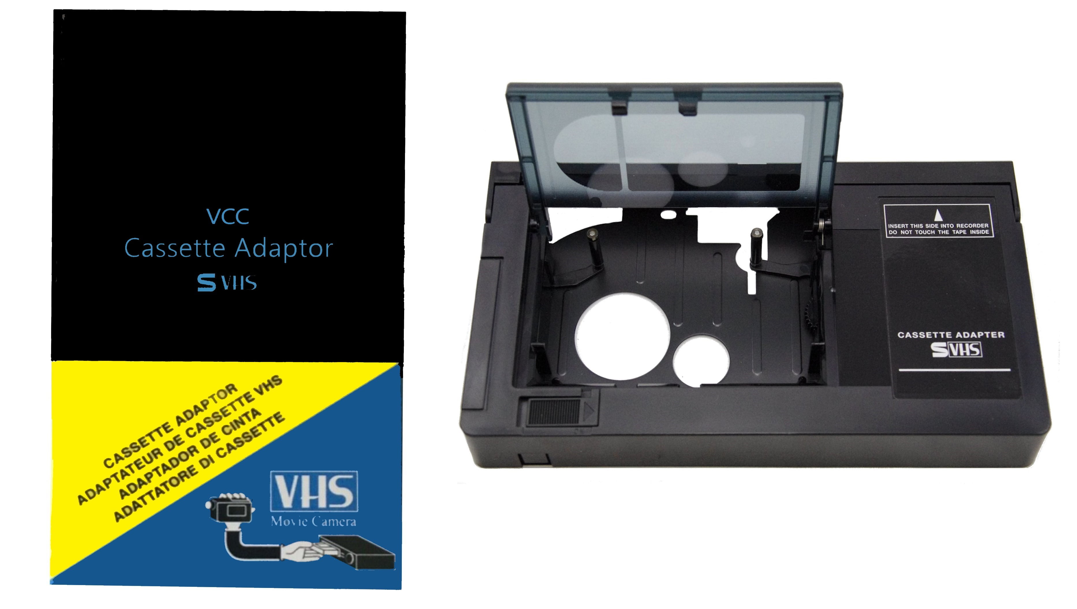 Motorized VHS-C Cassette Adapter For JVC C-P7U CP6BKU C-P6U,Panasonic  PV-P1,RCA VCA115