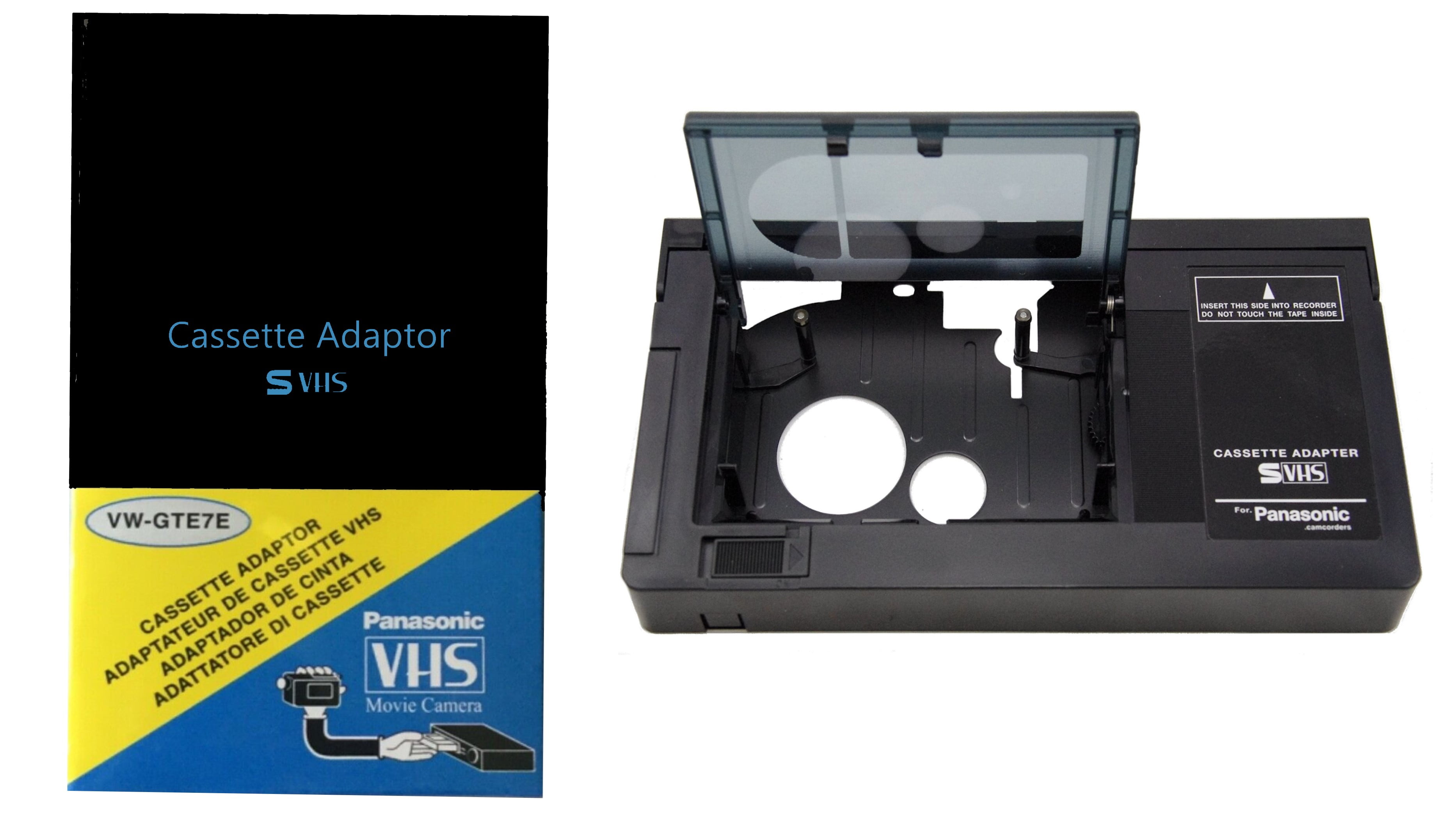 Motorized VHS-C to VHS Cassette Adapter for JVC RCA Panasonic +