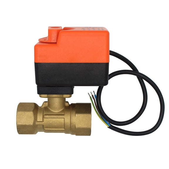 Motorized or Manual - 2 Way motorised Valve Electric Ball Valve Zone Valve AC 220V 1/2 3/4 1 1-1/4 1-1/2 2 inch