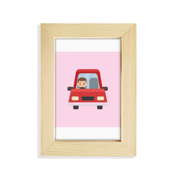 Motorman Steer Chauffeur Hackman Driver Desktop Display Photo Frame Picture Art Painting 5x7 inch