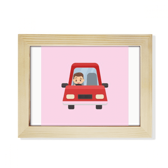 Motorman Steer Chauffeur Hackman Driver Desktop Photo Frame Picture Art Decoration Painting 6x8 inch