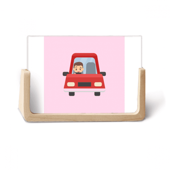 Motorman Steer Chauffeur Hackman Driver Photo Wooden Photo Frame Tabletop Display